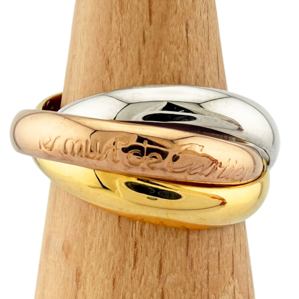 Cartier Trinity Ring, 18K Yellow Gold, Women's, Pre-owned.